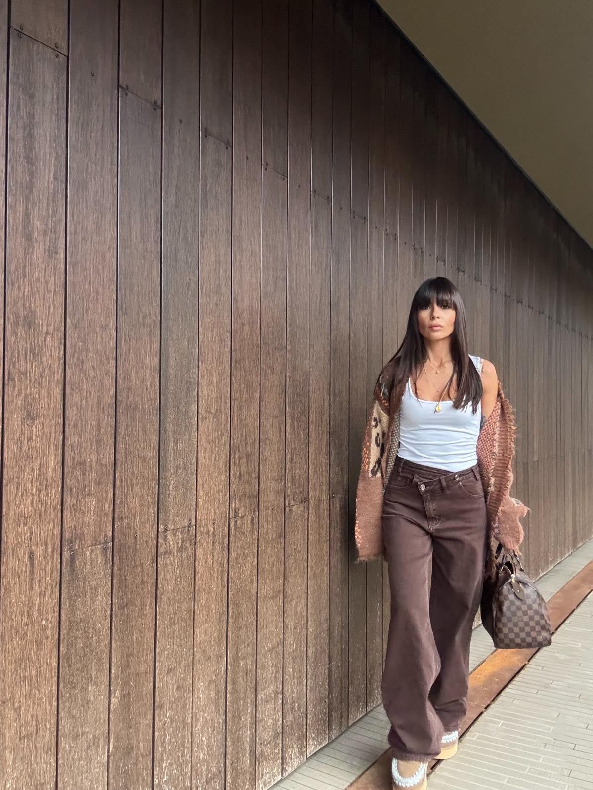 Choco Twist Wide Jeans