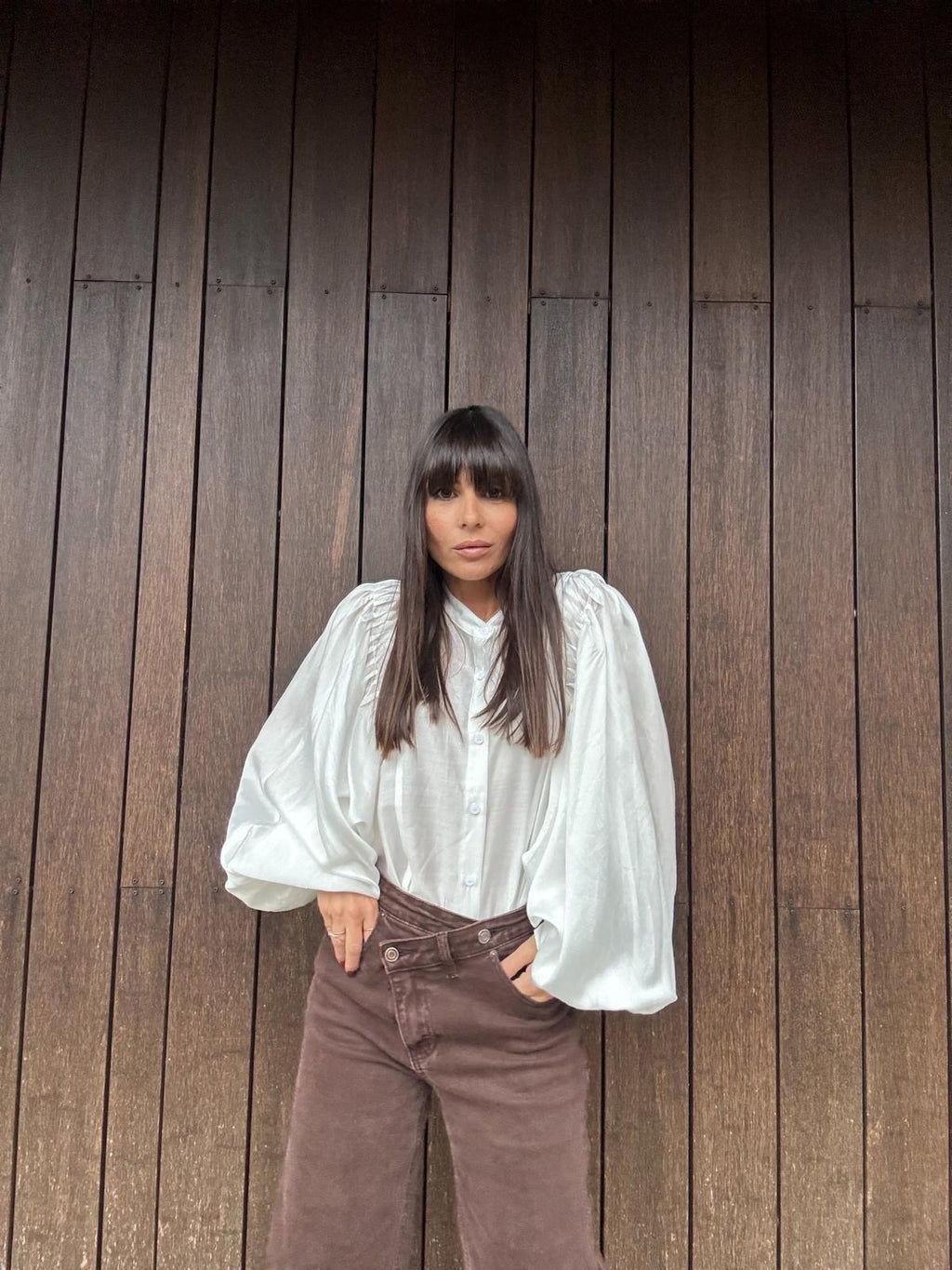 Choco Twist Wide Jeans