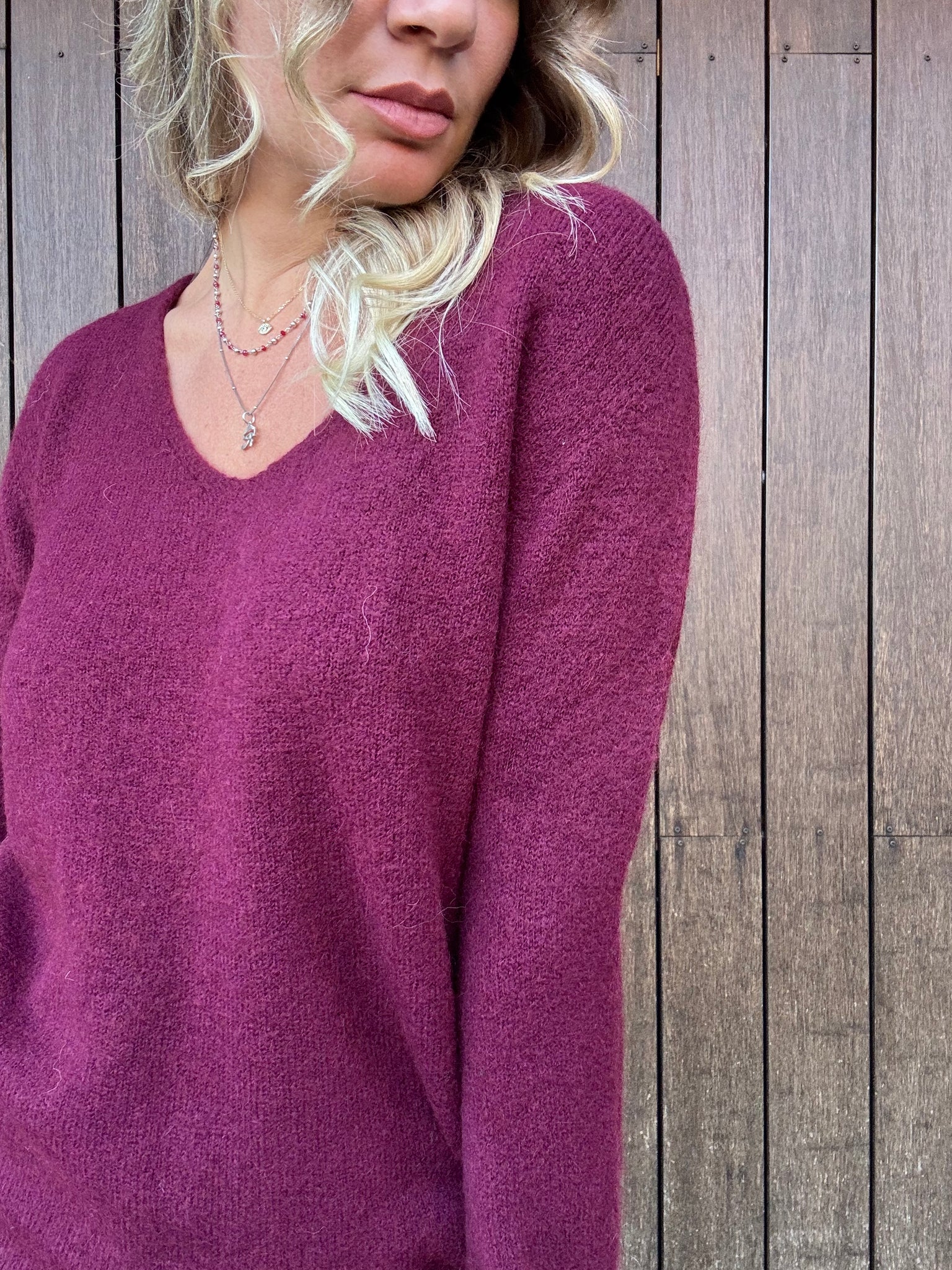 Merlot Sweater – Morbidezza e calore con eleganza naturale