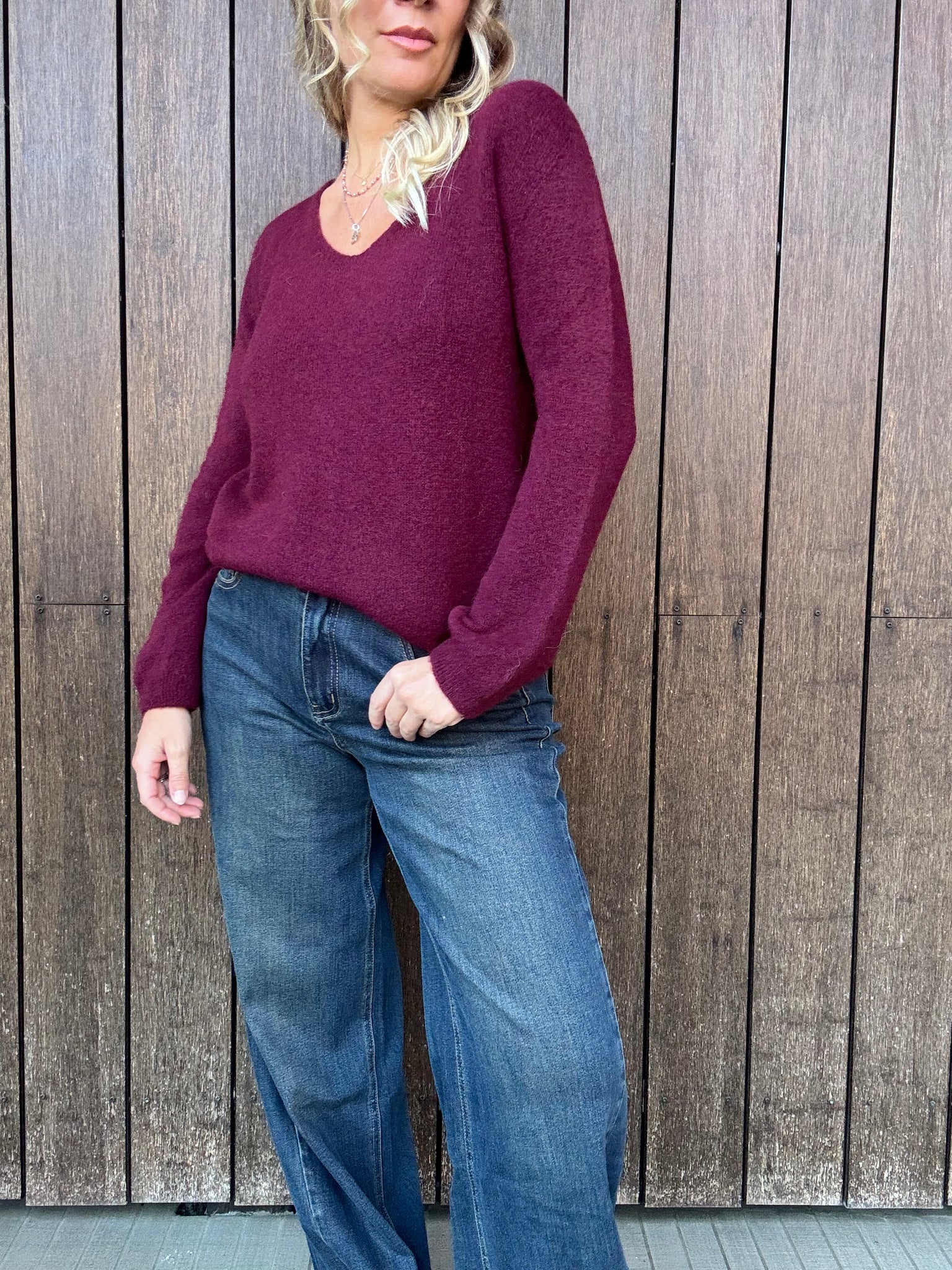 Merlot Sweater – Morbidezza e calore con eleganza naturale