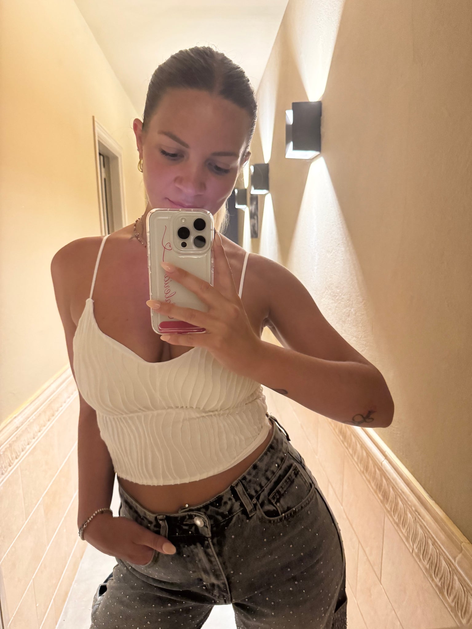 Top Bianco Ninfea