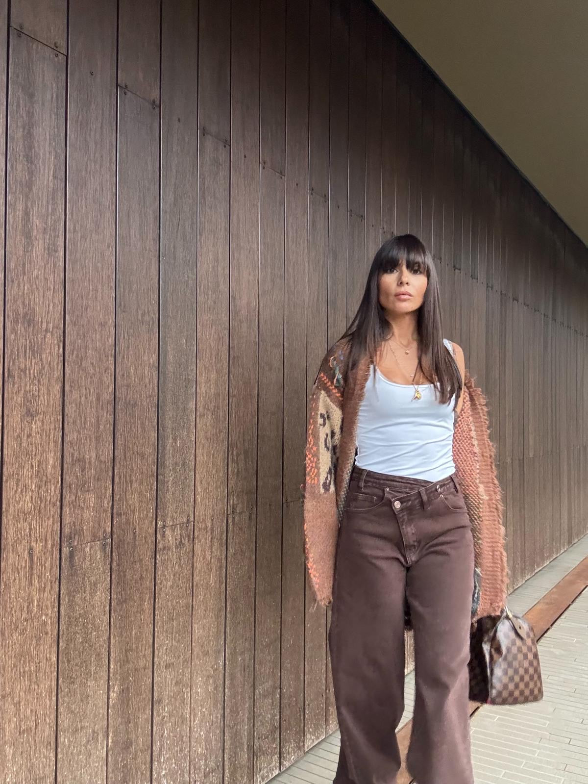 Choco Twist Wide Jeans